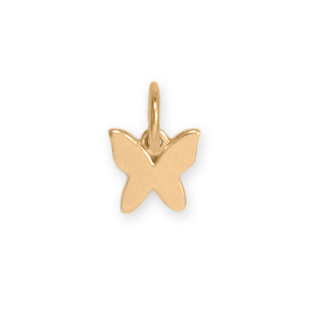 14 Karat Gold Tiny Butterfly Charm