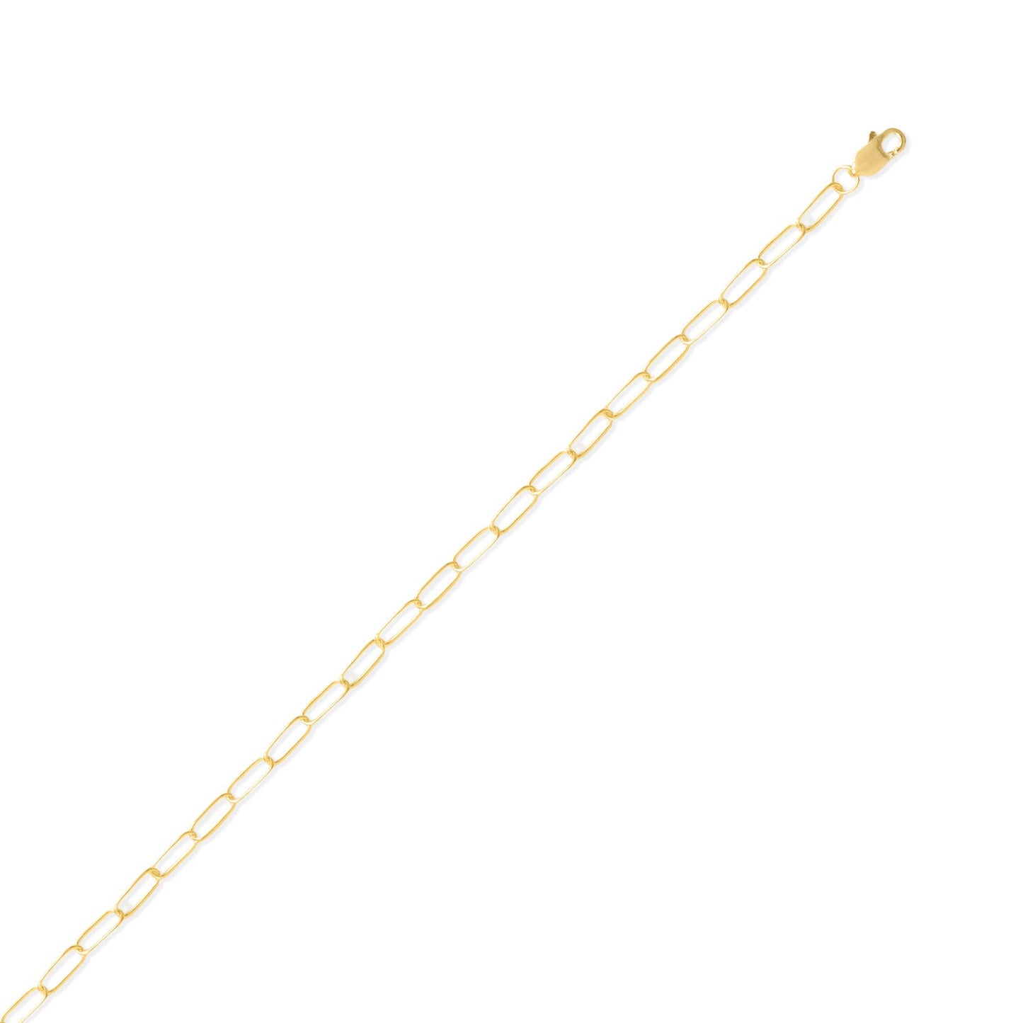 14/20 Gold Filled Small Long Cable Paperclip Chain (2.8mm) - Sparks and Gem